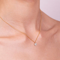 Lily and Rose Petite Miss Sofia Pearl Necklace – Crystal (Gold)