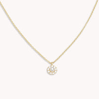 Lily and Rose Petite Miss Sofia Pearl Necklace – Crystal (Gold)