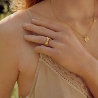 Maanesten Satin Ring Guld