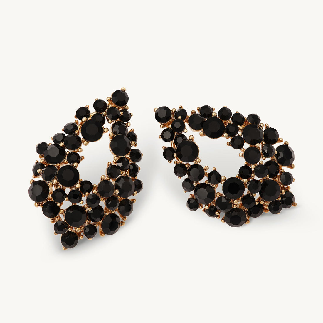 Lily and Rose Alice Earrings – Jet (Gold)