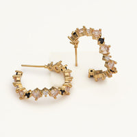 Lily and Rose Celine Earrings Champagne/Jet