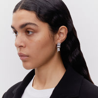 Maria Black Roppongi Drop Earring Silver