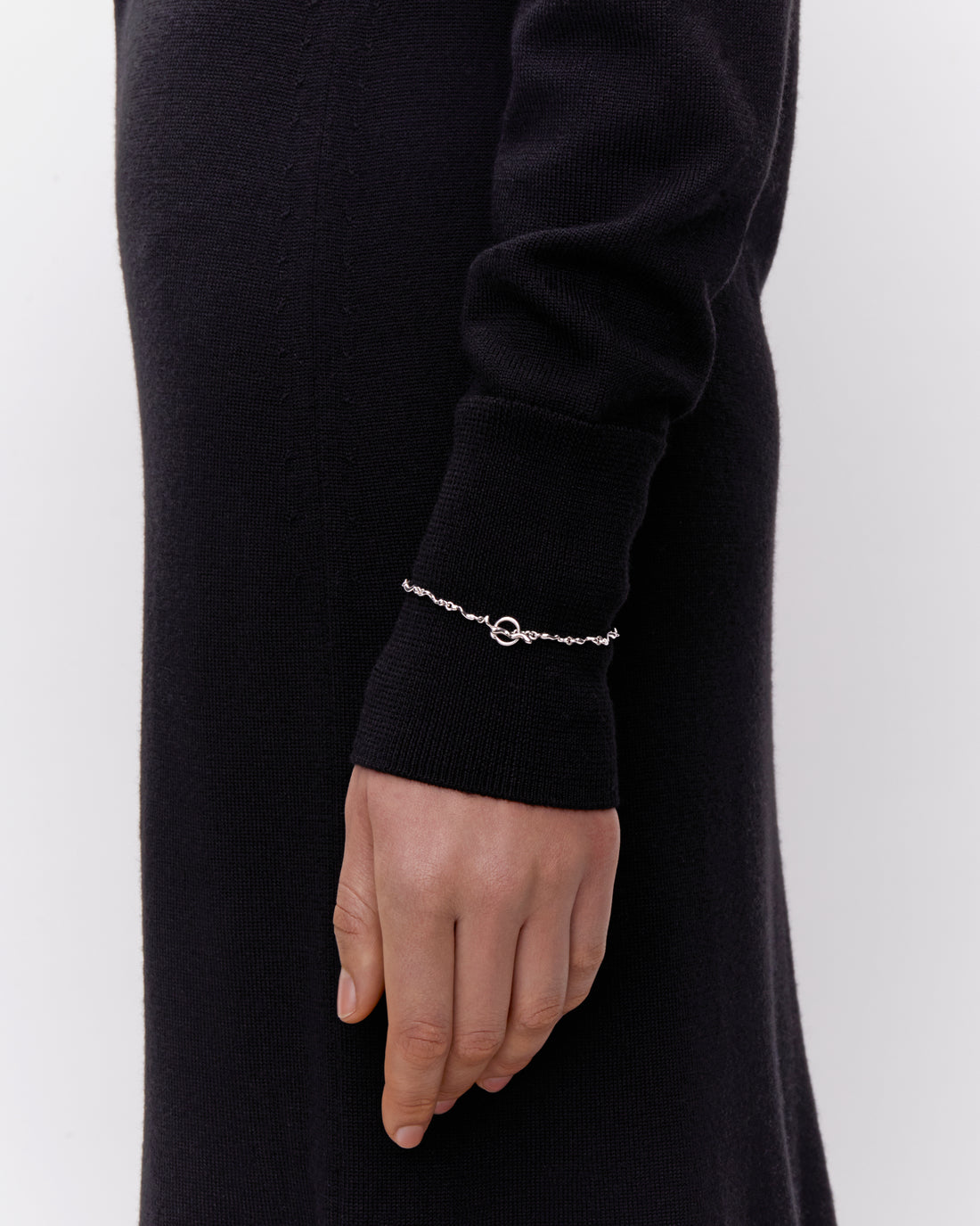 Maria Black Ramen Bracelet Silver