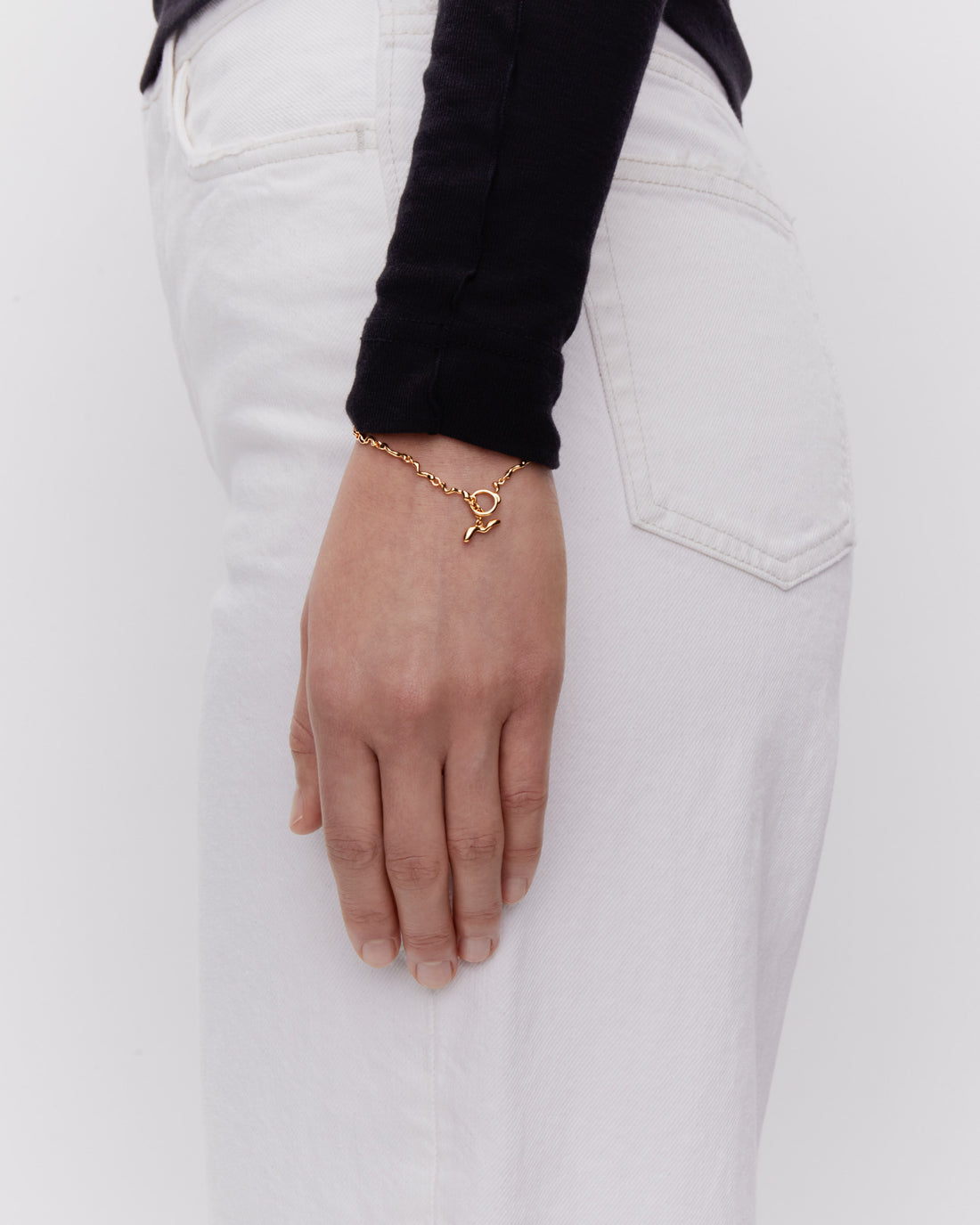 Maria black Ramen Bracelet Gold