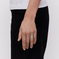 Maria Black Omotesando Chunk Ring Silver