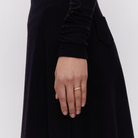 Maria Black Omotesando Chunk Ring Gold