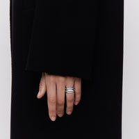 Maria Black Omotesando Chunky Ring Silver Media 1 av 3