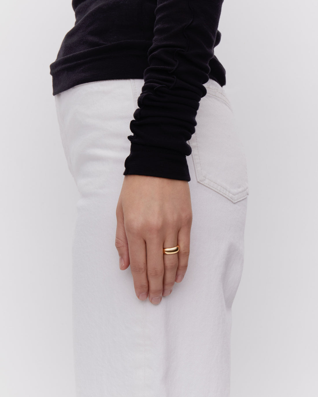 Maria Black Omotesando Chunky Ring Gold