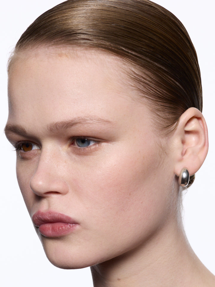 Maria Black Tryvann Pillow Earring Silver