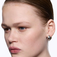 Maria Black Tryvann Pillow Earring Silver