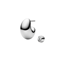 Maria Black Tryvann Pillow Earring Silver