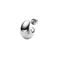 Maria Black Tryvann Pillow Earring Silver