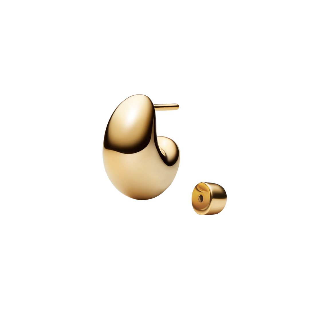 Maria Black Tryvann Pillow Earring Gold