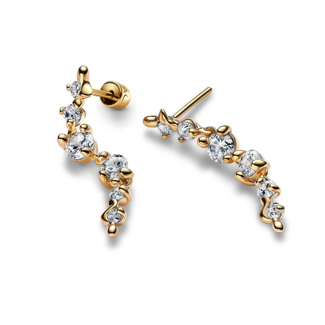 Maria Black Arctic Earring Medium Gold Styck