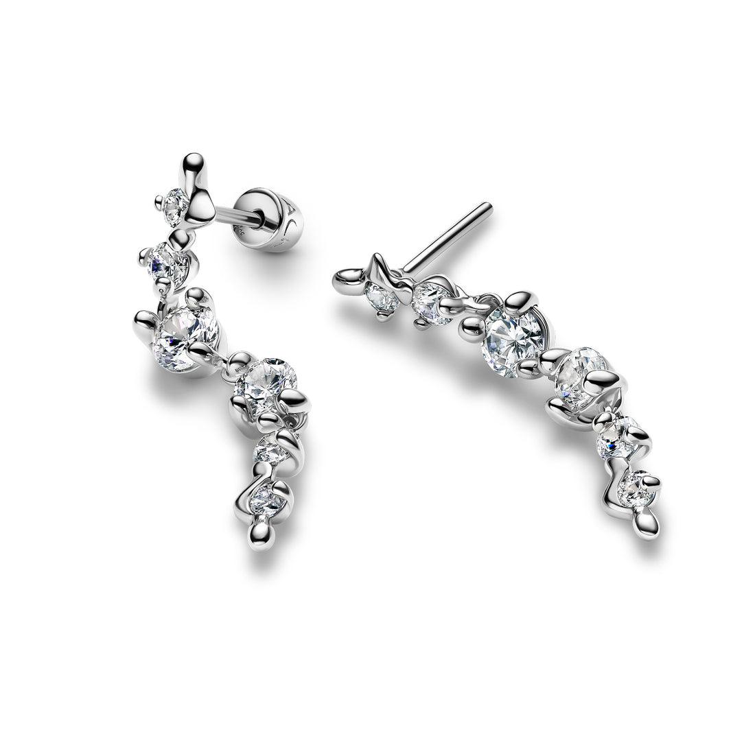 Maria Black Arctic Medium Earring Silver Styck