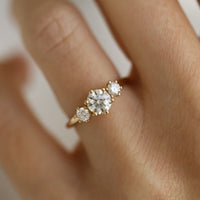 Adèle Trestensring Förlovningsring