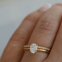 Ernst Forssell Collectées Claire Oval Cut 0,60 ct Förlovningsring