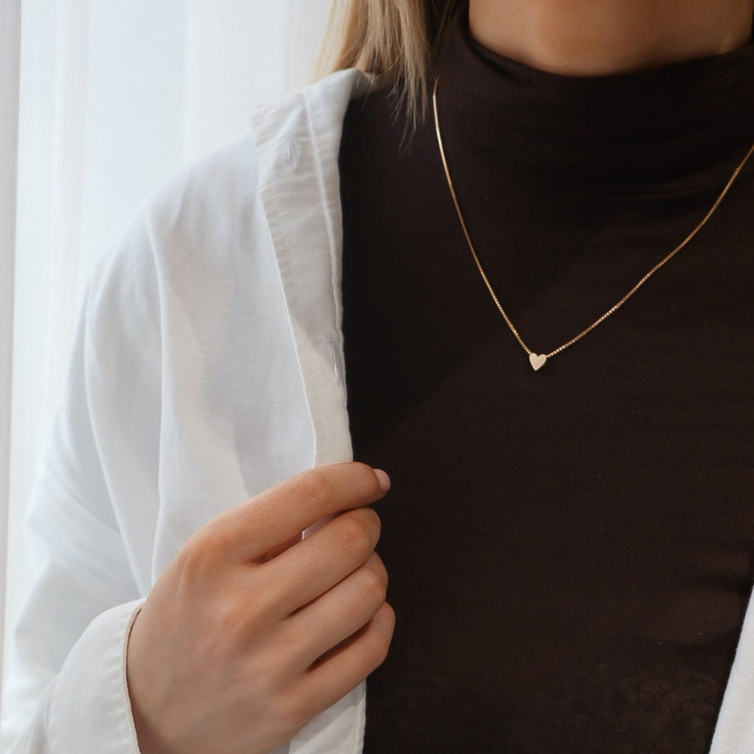 Collectées Heart Pendant 18K Rödguld