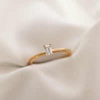 Ernst Forssell Collectées Ella Emerald Cut 0,30 ct Förlovningsring