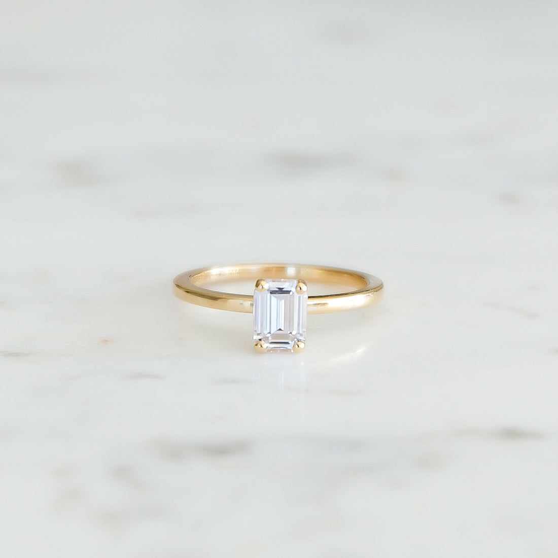 Ernst Forssell Collectées Ella Emerald Cut 1,00 ct Förlovningsring