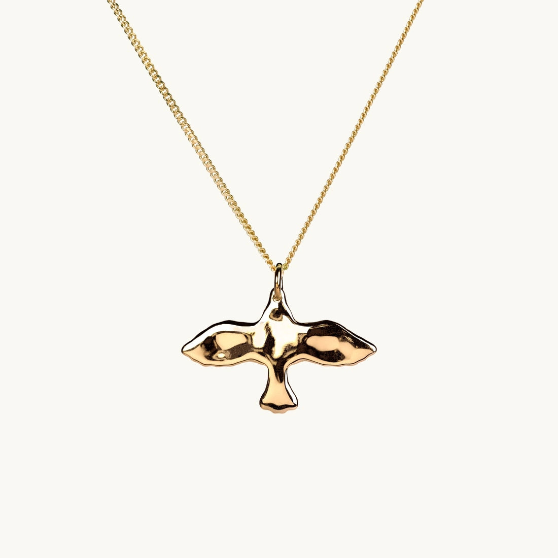 Emma Israelsson Organic Small Dove Necklace Gold