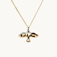 Emma Israelsson Organic Small Dove Necklace Gold