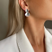 Drakenberg Sjölin Hortensia Earrings Silver