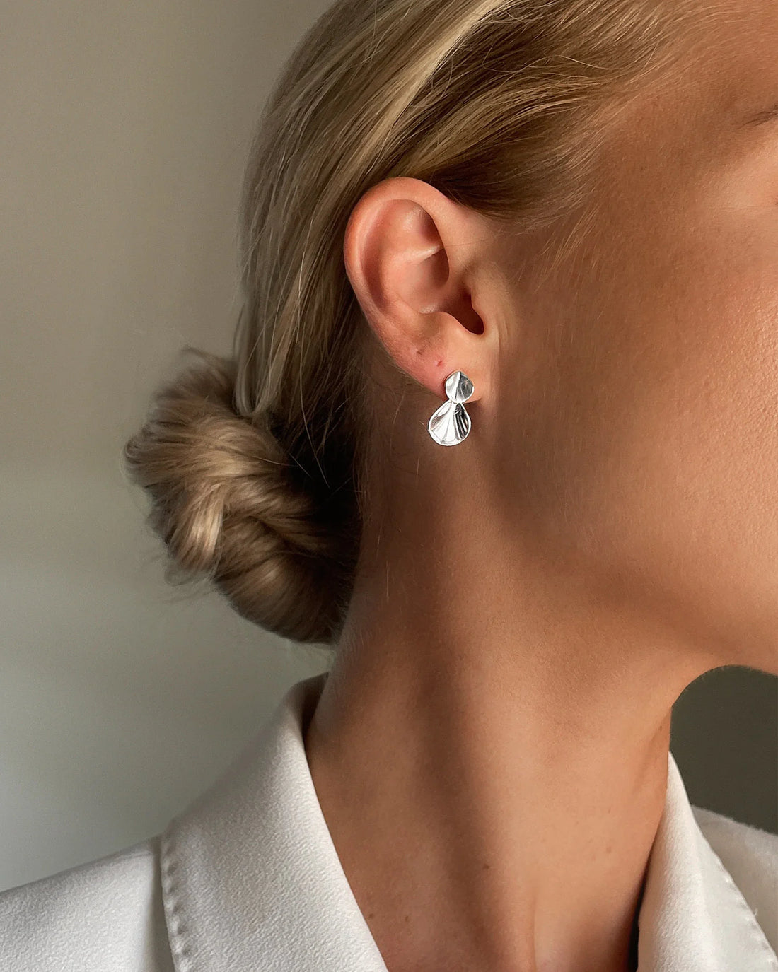 Drakenberg Sjölin Hortensia Small Earrings Silver