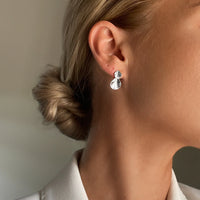 Drakenberg Sjölin Hortensia Small Earrings Silver