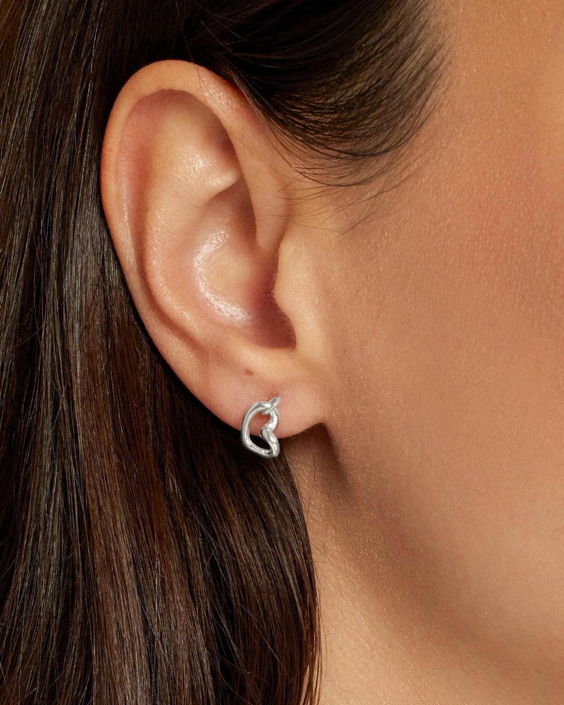 Drakenberg Sjölin Love Vibe Drop Studs Silver