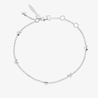 Drakenberg Sjölin Loving Heart Drop Full Bracelet Silver