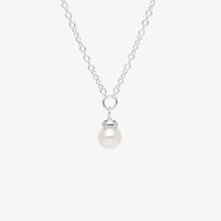 Drakenberg Sjölin Petite Pearl Single Necklace Silver