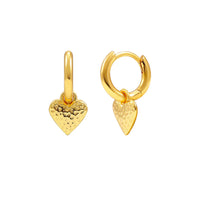 Hultquist Copenhagen Mini Heart Hoops