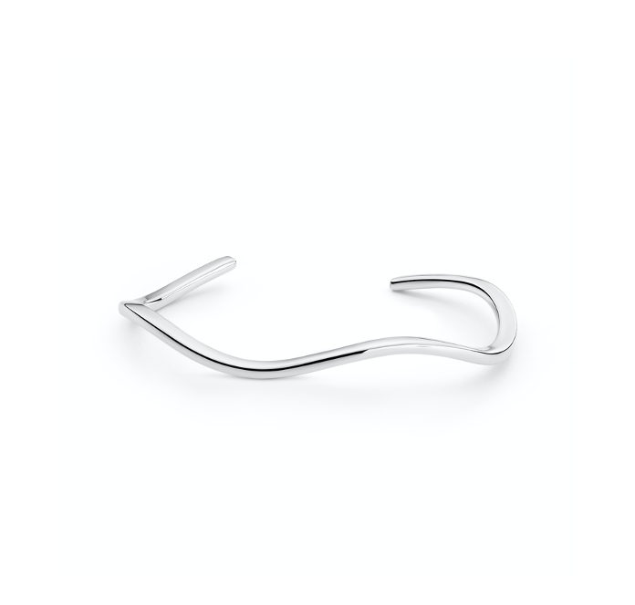 Sif Jakobs Ellera Waves Pianura Bangle Silver