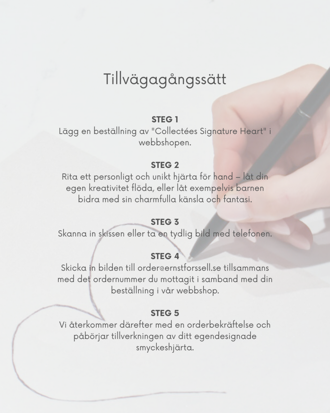 Collectées Signature Heart Pendant 18K Rödguld