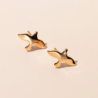 Emma Israelsson Organic Dove Pin Earrings Gold