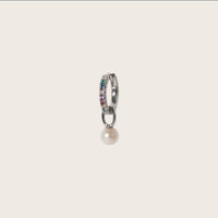 perla-uno-hoop-charm-silver-sif-jakobs