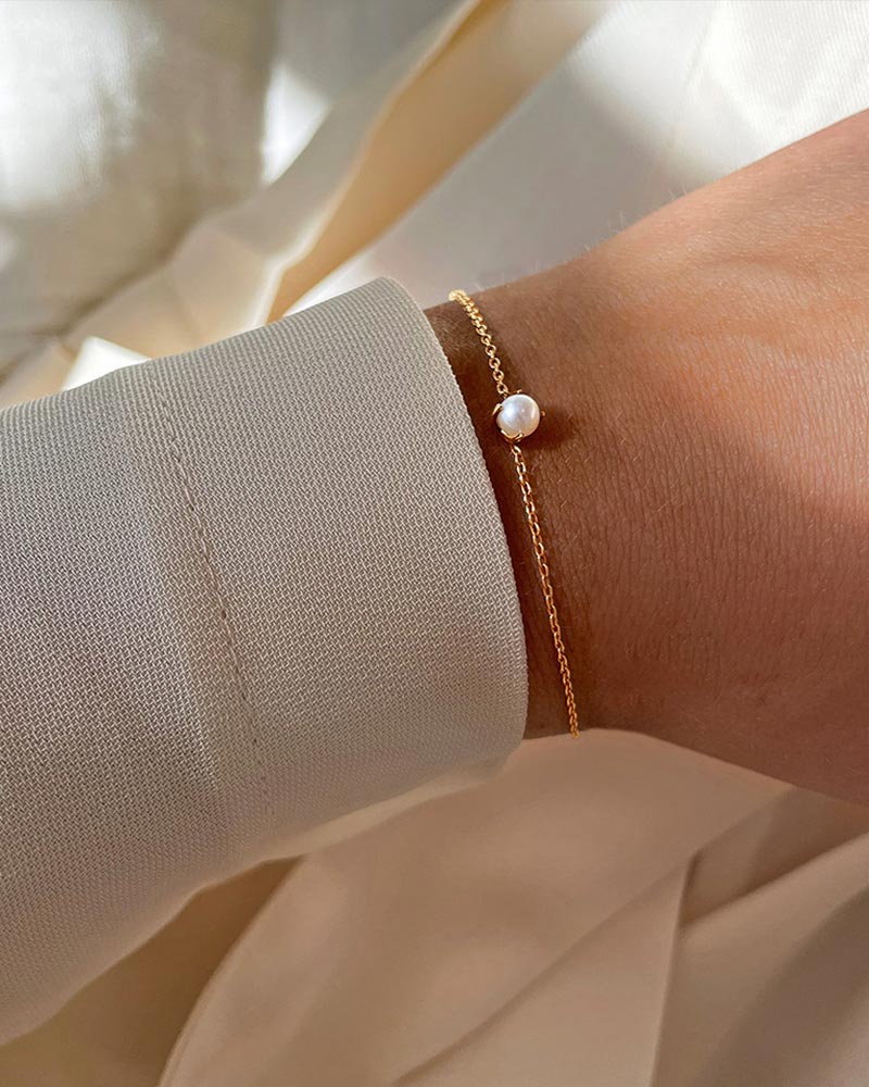 Drakenberg Sjölin Petite Pearl Bracelet Gold