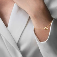 Les-Amis-drop-bracelet-gold