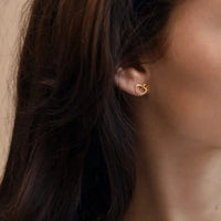 Together-drop-studs-gold