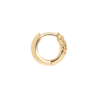 Maria Black Axton 7 Huggie Gold