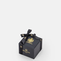 Skultuna Manschettknappar Black Tie Oval Silver