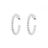 Emma Israelsson Globe Hoops Silver