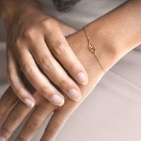 Together-drop-bracelet-gold