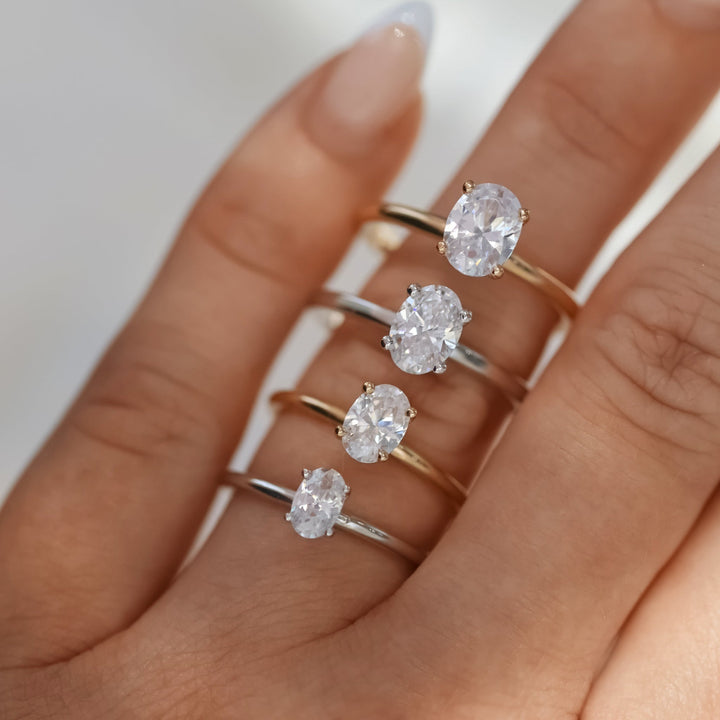Ovalslipade diamanter