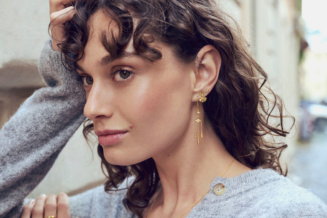 Maanesten Odile Earrings Gold