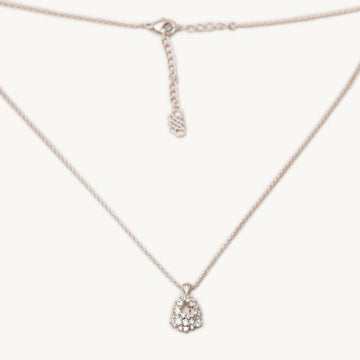 Lily and Rose Petite Miss Alice Necklace Crystal Silver