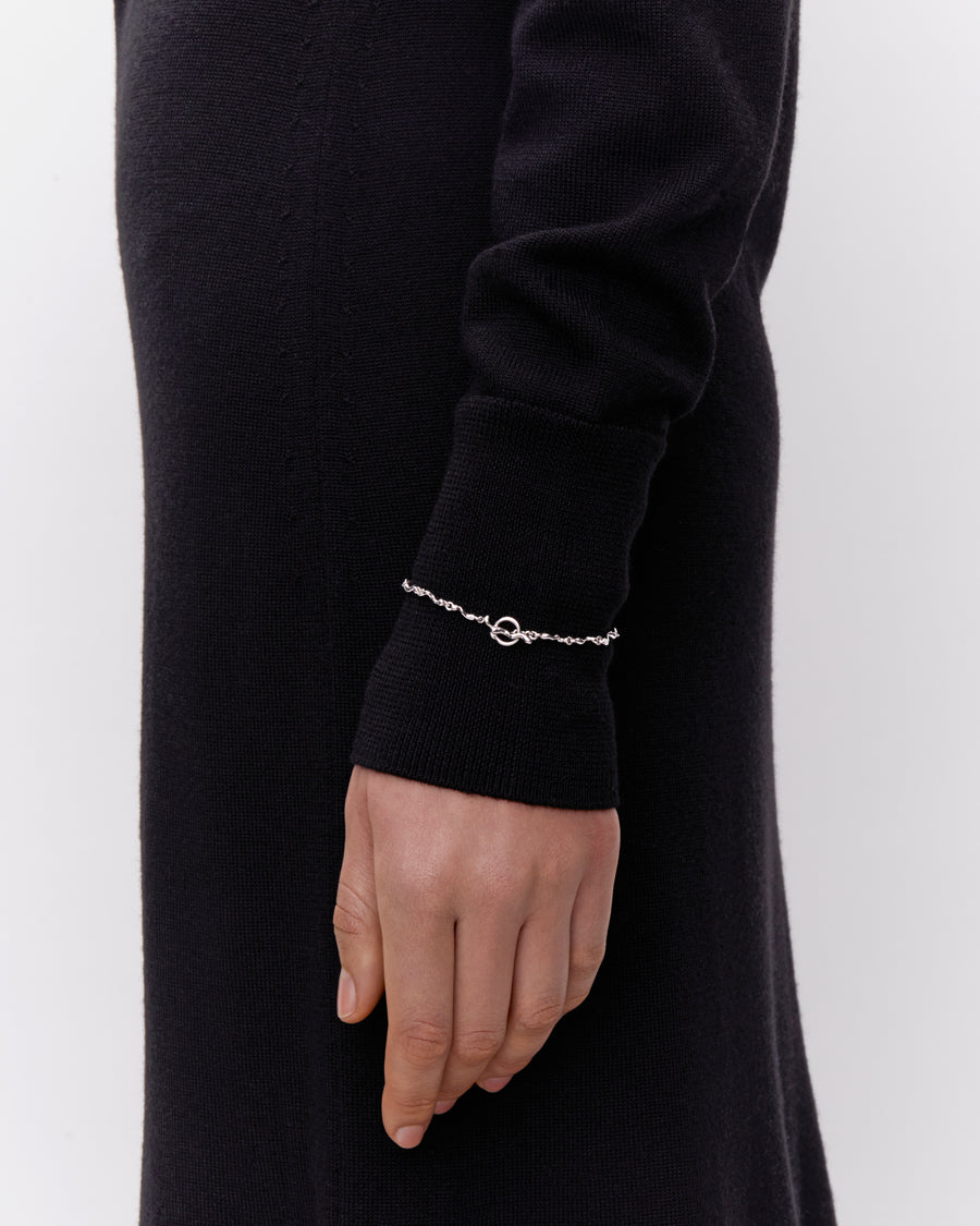 Maria Black Ramen Bracelet Silver