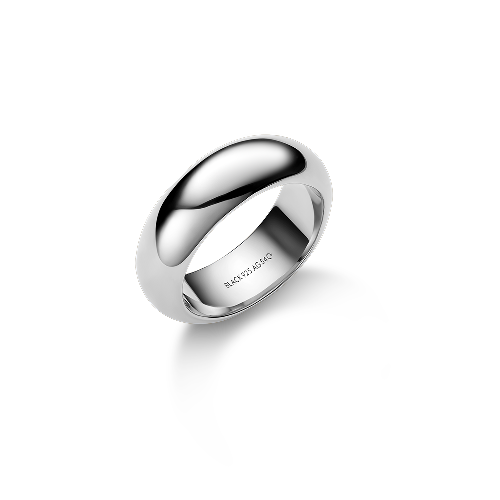 Maria Black Omotesando Chunky Ring Silver Media 1 av 3