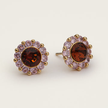 Lily and Rose New Miss Sofia Earrings Pink Amber (limited)